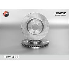 FENOX TB219056 (4509994AA / 4509994AD / 04509994AA) диск тормозной передний вентилируемый Chrysler (Крайслер) pt cruiser