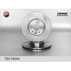 FENOX TB219065 (1108038 / 7M3615301 / TB219065) диск тормозной | перед прав / лев |