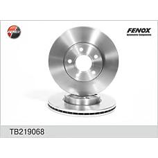 FENOX TB219068 (1223663 / 1223665 / 1223729) диск торм.пер.Ford (Форд) Focus (Фокус) II 04- / Focus (Фокус) c-max 03-07 / c-max 07- / Volvo (Вольво) c30 06- / c70 06- / s40 04- / v50 04-