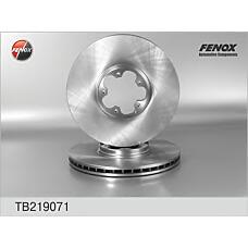 FENOX TB219071 (1387781 / 1568640 / 230702) диск тормозной | перед прав / лев |