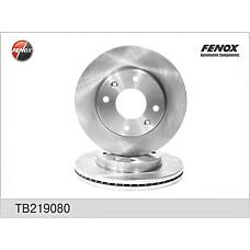 FENOX TB219080 (230591
 / 230591 / 5171217000) диск торм. Elantra (Элантра) xd 00- / Matrix (Матрикс) fc 01- /  Cerato (Серато) 06-