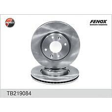 FENOX TB219084 (5171209000 / 5171238300
 / 5171238300) диск тормозной передний  Sonata (Соната) IV (ef) 01-04 / Elantra (Элантра) xd 00- tb219084