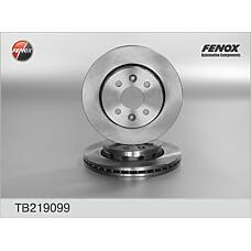 FENOX TB219099 (0K2N133251
 / 0K2N133251 / 0K2N233251
) диск тормозной передний  spectra rus tb219099
