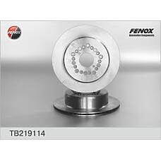 FENOX TB219114 (4243124051 / 4243130140 / 4243130190) диск тормозной задний 307165