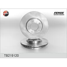 FENOX TB219120 (BFF43325X / BP4Y3325XA
 / BP4Y3325XA) диск тормозной передний\ Mazda (Мазда) 3 / 5 1.4 / 1.6 / td / 2.0cd 03>
