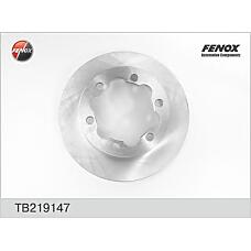 FENOX TB219147 (05103606AA
 / 05103606AA / 230645) диск тормозной задний Mercedes (Мерседес) Sprinter (Спринтер) 96-06, VW lt46 96- tb219147