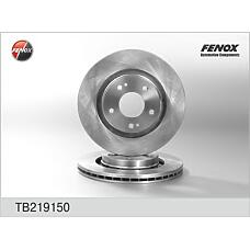 FENOX TB219150 (1606375780 / 424958 / 424959) диск тормозной передний\ Mitsubishi (Мицубиси) Outlander (Аутлендер) 2.0 / 2.0t / 2.4 4wd 03>
