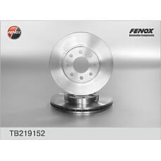 FENOX TB219152 (MB618340 / MB895098 / MB89598) диск тормозной