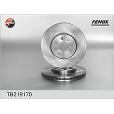 FENOX TB219170 (0569006 / 0569007 / 230800) диск тормозной передний\ Opel (Опель) Astra (Астра) 1.4 / 1.6 04>