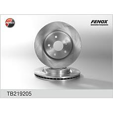 FENOX TB219205 (5521165J00 / 5521165J01 / TB219205) диск тормозной | перед прав / лев |