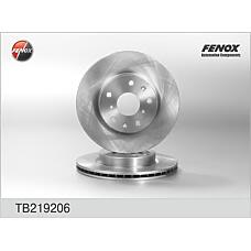 FENOX TB219206 (5531179J01 / 5531179J02 / 71742850) диск тормозной | перед прав / лев |