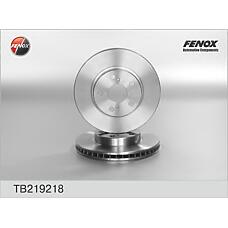FENOX TB219218 (4351220470 / 4351220480 / 4351232300) диск тормозной передний\ Toyota (Тойота) Carina (Карина) 1.6 92-97