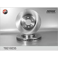 FENOX TB219235 (7H0615301F / 7H0615301E / 230727) диск тормозной 330*32.5*5 передний Multivan (Мультивен) V (7hm, 7hf) 03-09, Transporter (Транспортер) V автобус (7hb, 7hj) 03