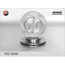 FENOX TB219249 (51712FD300
 / 51712FD300 / S1712FD300) диск тормозной передний\  Rio (Рио) 1.3 / 1.5 02>