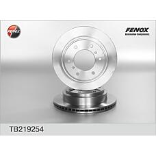 FENOX TB219254 (230778
 / 230778 / MR418067
) диск тормозной задний\ Mitsubishi (Мицубиси) Pajero (Паджеро) 3.2 / 3.5 d / Pajero (Паджеро) sport 2.5td 00>