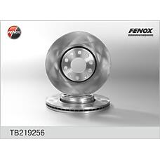 FENOX TB219256 (4B0615301B / TB219256) диск тормозной | перед прав / лев |