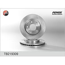 FENOX TB219309 (203449 / 517122H000 / TB219309) диск тормозной передний\  Elantra (Элантра) 1.6 / 2.0 / 1.6d 06>
