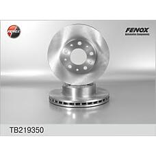 FENOX TB219350 (424928 / 424929 / 424998) диск тормознойпередний\Citroen (Ситроен) Jumper (Джампер) / Fiat (Фиат) Ducato (Дукато) / Peugeot (Пежо) Boxer (Боксер) 06>