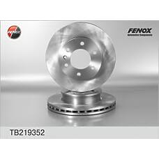 FENOX TB219352 (2E0615301 / 9064210012 / 90642100122E0615301) диск тормозной передний mb Sprinter (Спринтер) 06- / VW crafter 06- tb219352