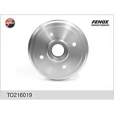 FENOX TO216019 (100967 / 216019 / 3070008) барабан тормозной Daewoo (Дэу) matiz. Chevrolet (Шевроле) matiz. 00- to216019