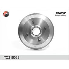 FENOX TO216033 (1000859 / 1017668 / 1045392) барабан тормозной | зад прав / лев |