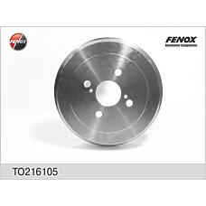 FENOX TO216105 (42431 / 424310D010
 / 424310D010) барабан тормозной | зад прав / лев |