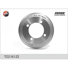 FENOX TO216122 (5841122000 / 5841122010
 / 5841122010) барабан тормозной | зад прав / лев |