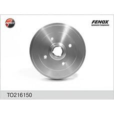 FENOX TO216150 (171501615 / 171501615A
 / 171501615A) торм. барабан зад.[180x38,5] 4 отв.