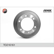 FENOX TO216161 (6198026
 / 6198026 / 92VB1126BA
) барабан тормозной | зад прав / лев |