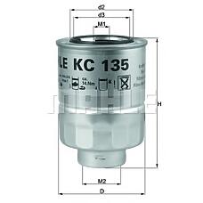 MAHLE ORIGINAL kc135d (2339064480 / 4024213 / 4403318) фильтр топливный корпусной