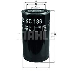 MAHLE ORIGINAL kc188 (1399760 / 2992241 / 16400LA40A) фильтр топливный корпусной