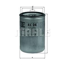 MAHLE ORIGINAL kc24 (0022852800 / 01180597 / 079FS) фильтр топливный корпусной