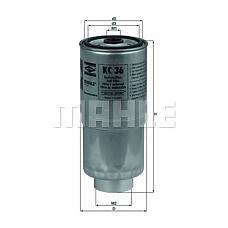 MAHLE ORIGINAL kc36 (046127435 / 046127435A / 046127435A2) ограниченное наличие.фильтр топливный корпусной