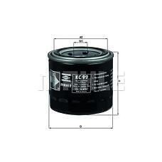 MAHLE ORIGINAL KC99 (12947055701 / 12947055702 / 1522143080) фильтр топливный
