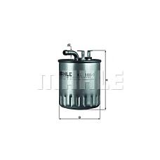 MAHLE ORIGINAL kl100/1 (6110920201 / 6680920101 / 6680920201) фильтр топливный