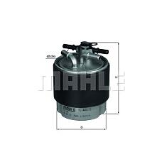 MAHLE KL440/18 (16400JD50A / 16400JY09D / 16400JD52A) фильтр топливный