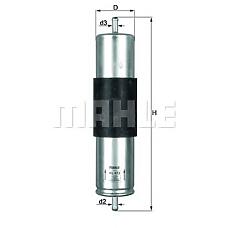 MAHLE ORIGINAL kl473 (16126765756) фильтр топливный