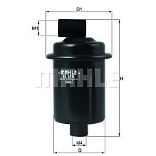 MAHLE KL516 (3191102100 / 3191102100AT) фильтр топливный