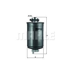 MAHLE ORIGINAL kl75 (191127401A / 191127401B / 191127401E) фильтр топливный