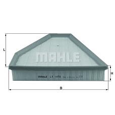 MAHLE ORIGINAL LX1478 (13717542294) фильтр воздушный