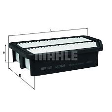 MAHLE ORIGINAL lx3537 (281133X000 / LX3537) фильтр воздушный