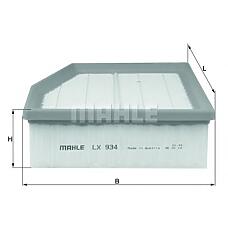 MAHLE ORIGINAL lx934 (3D0129620B) фильтр воздушный