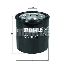 MAHLE ORIGINAL OC1052 (2630002500 / 1520865F00 / 1520865F0A) фильтр масляный