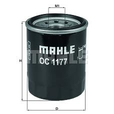 MAHLE ORIGINAL OC1177 (15208AA130 / 15208AA15A / 15208AA160) фильтр масляный subaru: brz 12 -, xv 11- toyota: gt 86 купе 12-