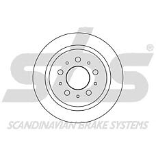 SBS 1815204827 (1359290 / 13592902) диск тормозной задний\ Volvo (Вольво) 740-780 / 940 / 960 2.0-2.9 / 2.4d 87-92