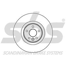 SBS 1815204856 (30769057) диск тормозной передний\ Volvo (Вольво) s80 II / v70 III / xc70 II 2.0-4.4 / 2.0-2.4d 06>