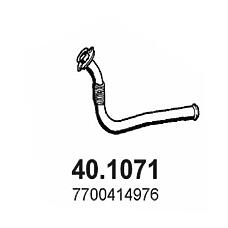 ASSO 40.1071 (7700414976) глушитель (труба приемная)