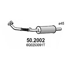 ASSO 50.2002 (6Q0253091AB / 6Q0253091T) глушитель (труба приемная)