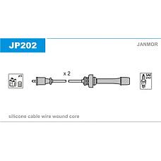 JANMOR JP202 (FP8518140A / FP8618140A
 / FP8618140A) к-кт проводов\ Mazda (Мазда) 323 f vi / mpv II / premacy 1.8-2.0 99>