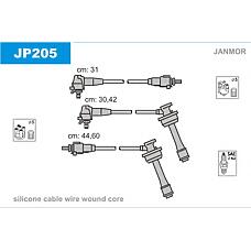 JanMor JP205 (9091921494 / 9091921524 / 9091921543) провода свечные высоковольтные